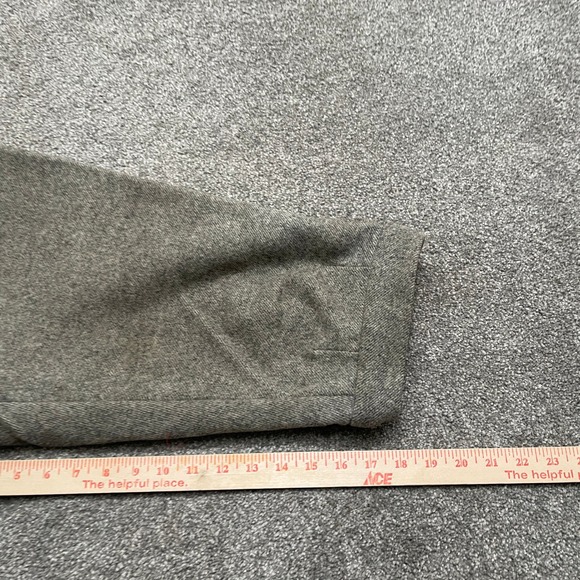 Steinbock Pants Adult 31 Gray Wool Blend Cropped Made in Tyrol Herringbone - Picture 9 of 10